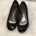 Coach Shoes | Coach Black Wedge Heels 7b | Color: Black | Size: 7b