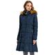 Orolay Women's Puffer Down Coat Winter Jacket with Faux Fur Trim Hood Navy S