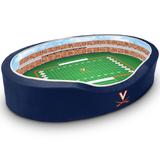 Blue/Orange Virginia Cavaliers 34'' x 22'' 7'' Medium Stadium Oval Dog Bed