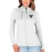 Women's Antigua White/Silver Maine Black Bears Generation Full-Zip Jacket