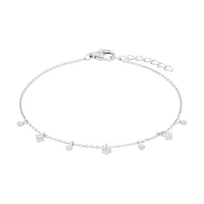 amor - Armband für Damen, 925 Sterling Silber, Zirkonia synth. Armbänder & Armreife 1 ct