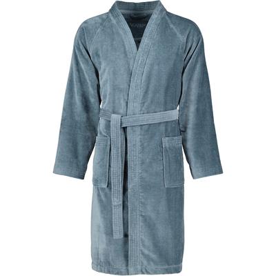 Vossen - Vossen Bademäntel unisex Kimono Dallas flanell - 7400 1 ct Weiss