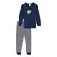 Schiesser Jungen Schlafanzug Set Pyjama Lang - 100% Organic Bio Baumwolle - Größe 92 Bis 140 Pyjamaset, Dunkelblau_173449, 128