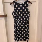 J. Crew Dresses | J. Crew Polka Dot Dress Size 4 | Color: Blue/White | Size: 4