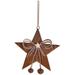 Sunset Vista Designs Co. Holiday Shaped Ornament Set of 4 Metal in Brown | 6 H x 6 W x 0.25 D in | Wayfair 15849