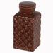 Fleur De Lis Living Wyton Ceramic Jar Ceramic in Brown | 12 H x 6 W x 6 D in | Wayfair 2667FC2F5DFE40BB928D6B8DFC15C82A