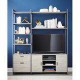 Martha Stewart California Closets The Everyday System Entertainment Center for TVs up to 48" Wood in Gray/Black | Wayfair EDS.00262.00028.00