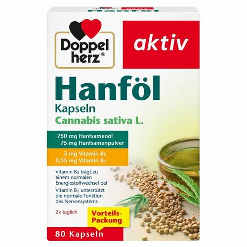 Doppelherz Hanföl Kapseln 80 St