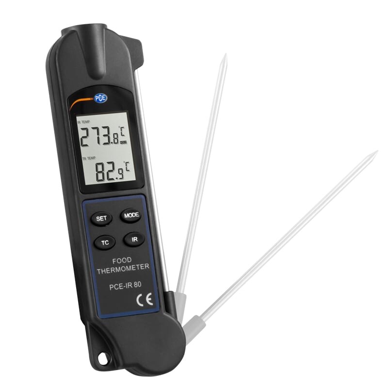 PCE Instruments PCE Infrarotthermometer PCE-IR 80 Einstechthermometer Lebensmittelthermometer zwei Messarten bis 330°C Image