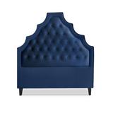 My Chic Nest Lexi Upholstered Panel Headboard Upholstered in Black | 65 H x 77 W x 5 D in | Wayfair 520-104-1140-CK