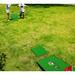 iiSPORT 2' x 3' Golf Game Set Solid & Manufactured Wood/Metal/Fabric in Green/Black | 35 H x 23 W x 3.5 D in | Wayfair WF-GOLF-CH-Black