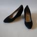Michael Kors Shoes | Michael Kors Black Suede Wedge Shoes Sz 7.5* | Color: Black | Size: 7.5
