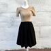 Lularoe Dresses | Lularoe Colorblock Amelia Dress | Color: Black/Tan | Size: Xs