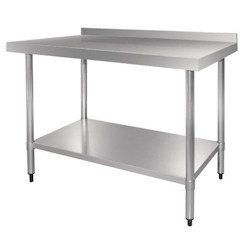 Vogue Arbeitstisch 1200x700x900mm mit Grundboden aus Edelstahl Image