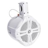 Power Acoustik MWT-65W 500W 6-1/2 Marine Grade Wake Tower Speaker Enclosure - White