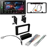 KIT4953 Bundle for 2016 Toyota Tacoma W/OEM 7 Screen W/ Pioneer AVH-241EX Double DIN Car Stereo with Bluetooth/Backup Camera/Install Kit/in-Dash DVD/CD AM/FM 6.2 Touchscreen Digital Media Receiver