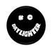 KC HiLiTES 5200 6 Round Black Plastic Light Cover w/ White KC Daylighter Logo - Single Cover