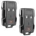 KeylessOption replacement fob for Chevrolet GMC trucks and SUVS (15913420) 3- button remote fob with panic button 2 pack