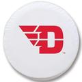 NCAA Tire Cover by Holland Bar Stool - Dayton Flyers White - 37 L x 12.5 W