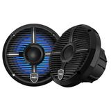 Wet Sounds REVO 6-XWB 6.5 200W Black LED Coaxial Full Range Marine Speakers