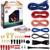 Pyle Car Audio Wiring Kit 20ft 8 Gauge Power Wire 1000-Watt Amplifier Hookup for Battery Head Unit