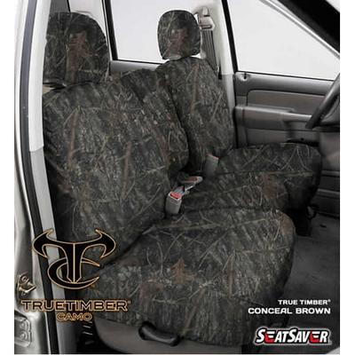 Seatsaver Seat Protector 1999 04 Fits Ford Super Duty Crewcab Rear Bench W O Center Fold Down Console Armrest True Timber Conceal Brown Ss8417ttcb Accuweather - 1992 S10 Bench Seat Cover