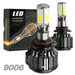9006 120W 12000LM CREE LED Headlight Low Beam / Fog DRL Conversion Kit Light Bulbs 6000K White