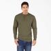 Dickies Men's Heavyweight Heathered Long Sleeve Henley T-Shirt - Military Green Heather Size 2Xl (WL451H)