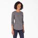 Dickies Women's Long Sleeve Thermal Shirt - Graphite Gray Size M (FL198)