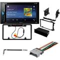 KIT2324 Bundle with Pioneer Multimedia DVD Car Stereo and Installation Kit - for 2004 Chevrolet Malibu Classic / Bluetooth Touchscreen Backup Camera Double Din Mounting Kit