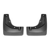 WeatherTech Custom No Drill Splash Guard MudFlaps compatible with 2013-2019 Ford Escape Front Pair - Black