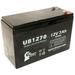 Compatible Tripp Lite OMNISMART700 Battery - Compatible UB1270 Universal Sealed Lead Acid Battery (12V 7Ah 7000mAh F1 Terminal AGM SLA) - Includes TWO F1 to F2 Terminal Adapters