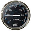 Faria Chesepeake Black SS 4 Studded Speedometer - 60MPH (GPS)