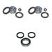 QUADBOSS Front and Rear Wheel Bearing Kits for Honda TRX450ER 2006-2014