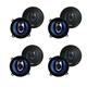 Pyle PL53BL 5.25 200W 4 Lbs. Car Audio Triaxial Speakers Stereo Blue Pair (4 Pack)