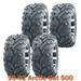 (4) 25x10-12 High Load Capacity ATV Tires for 98-02 Arctic Cat 500