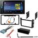 KIT2448 Bundle with Pioneer Multimedia DVD Car Stereo and Installation Kit - for 2005-2009 Pontiac G6 / Bluetooth Touchscreen Backup Camera Double Din Mounting Dash Kit