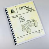 Allis Chalmers 710 712S 712H 716H Parts Catalog 700 Series Lawn Garden Tractor