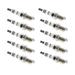 NGK Iridium IX Spark Plug ZNAR6AIX-11 (10 Pack) for FORD F-250 SUPER DUTY FX4 2008-2009 6.8L/415