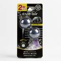 Carall Cue Air Clip Car Air Freshener White Musk Gray/Black 3099 Made in Japan