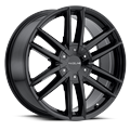 Raceline 158B-IMPULSE 18 Cast Aluminum Wheel IMPULSE BLACK 18X8 5X110/5X114.3 +35mm Fits select: 2016-2019 TOYOTA RAV4 LE 2006-2023 FORD EXPLORER XLT