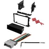 GSKIT901 Car Stereo Installation Kit for Chevrolet 2004-2012 Colorado - in Dash Mounting Kit Wire Harness Antenna Adapter for Single or Double Din Radio Receivers