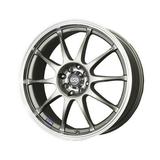 Enkei 16 x 7 & 5x100-114.3 Bolt Pattern 38 mm Offset 72.62 mm Bore J10 Silver Paint Wheel