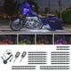 LEDGlow 18pc Advanced Million Color LED Flexible Motorcycle Lighting Kit