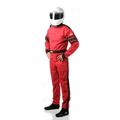 RaceQuip 110018RQP 110 Series 1-Pc Driving Suit SFI 3.2A/1 Red/Black Stripe 3XL