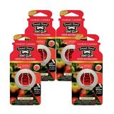 Yankee Candle Car Freshener Smart-Scent Vent Clips 4-PACK (Macintosh)