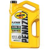 Pennzoil Platinum Full Synthetic 0W-20 Motor Oil 5-Quart