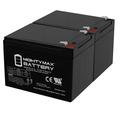 ML12-12 - 12V 12AH F2 Battery Replaces WKA12-12F2 Genuine - 2 Pack