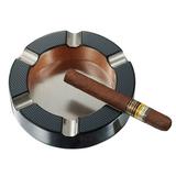 Visol Tyrus Carbon Fiber Round Cigar Ashtray