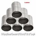 6 PIECES SS Piping Exhaust Connector 2.5 I.D. to 2.5 I.D. 3.5 Length 6 PIECES SS Piping Exhaust Connector 2.5 I.D. to 2.5 I.D. 3.5 Length